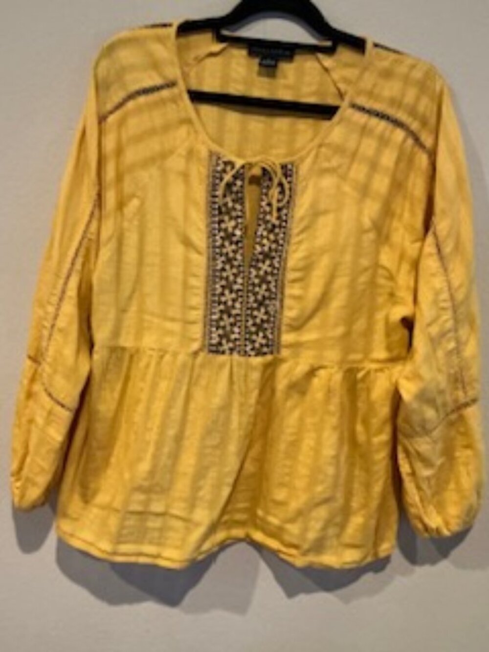 Sanctuary Long Sleeve Women's Blouse, Size L